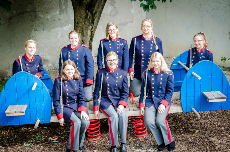 Flöten Gruppenfoto Flöten