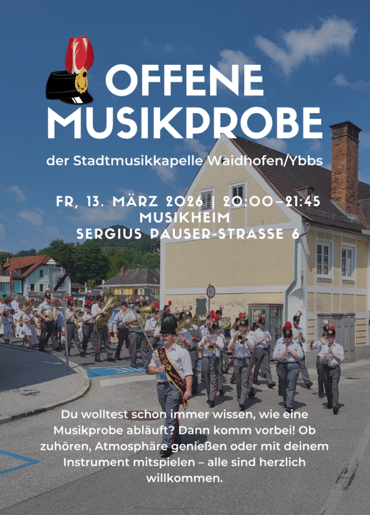 Offene Musikprobe
13.3.2026